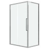 Душевое ограждение Grossman Cosmo 100.K33.02.120.10.00-200.K33.02.80.10.00 (120х80х195) раздвижная,хром,стекло прозрачное,2 места