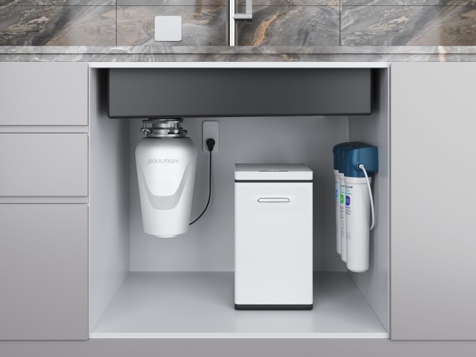 Мойка нерж. сталь NEXT-MULTI SINK 58-L UNI, PM785845-L-GM, вороненая сталь, 580х450мм, Paulmark