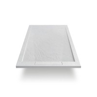 Поддон для душа из искусственного камня  VST-4SRL8012W, 1200*800*25, белый матовый