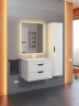 Тумба под раковину для ванной подвесная Uperwood Modul 95х44,4х55 см, белая/графит