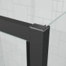 Душевой угол Veconi Ottimo P20SP B, 1200х800х1900 черный матовый, стекло тонированное матовое