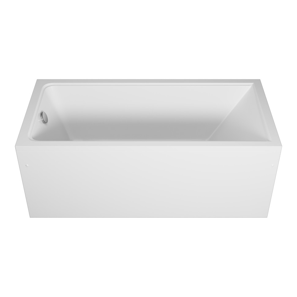 Ванна акриловая Vincea VBT-2G150-FR с каркасом 1500*700*470, пристенная, цвет белый