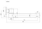 AQM8303BC Излив встраиваемый поворотный, медь шлифованная