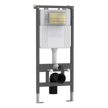 Кнопка смыва ABBER AC0128MMG золото матовое