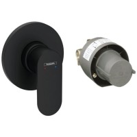 Смеситель Hansgrohe Rebris для душа, встраиваемый, цвет: черный матовый 72648670