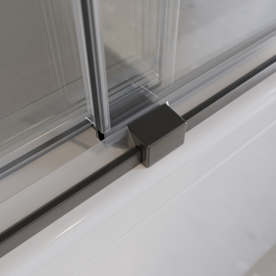 Душевая шторка на ванну CEZARES TANDEM-SOFT-VF-2-180/145-C-GM-IV