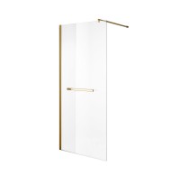 Душевая перегородка Niagara Nova NG-641-12GOLD (120х195) золото,стекло прозрачное,1 место