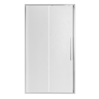Дверь в нишу Niagara Nova NG-65-12CH (120х195) хром,стекло шиншилла,дверь раздвижная,1 место