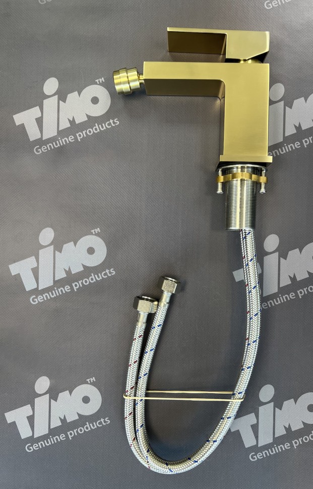 Смеситель для биде Timo Selene 2062/17F золото матовое