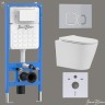 Комплект 3в1 IBERICA BLANCA инсталляция SILENCIO, унитаз BURGOS ALTO белый, кнопка смыва ESTI-Q хром матовый (IB001.BRA.234.834)