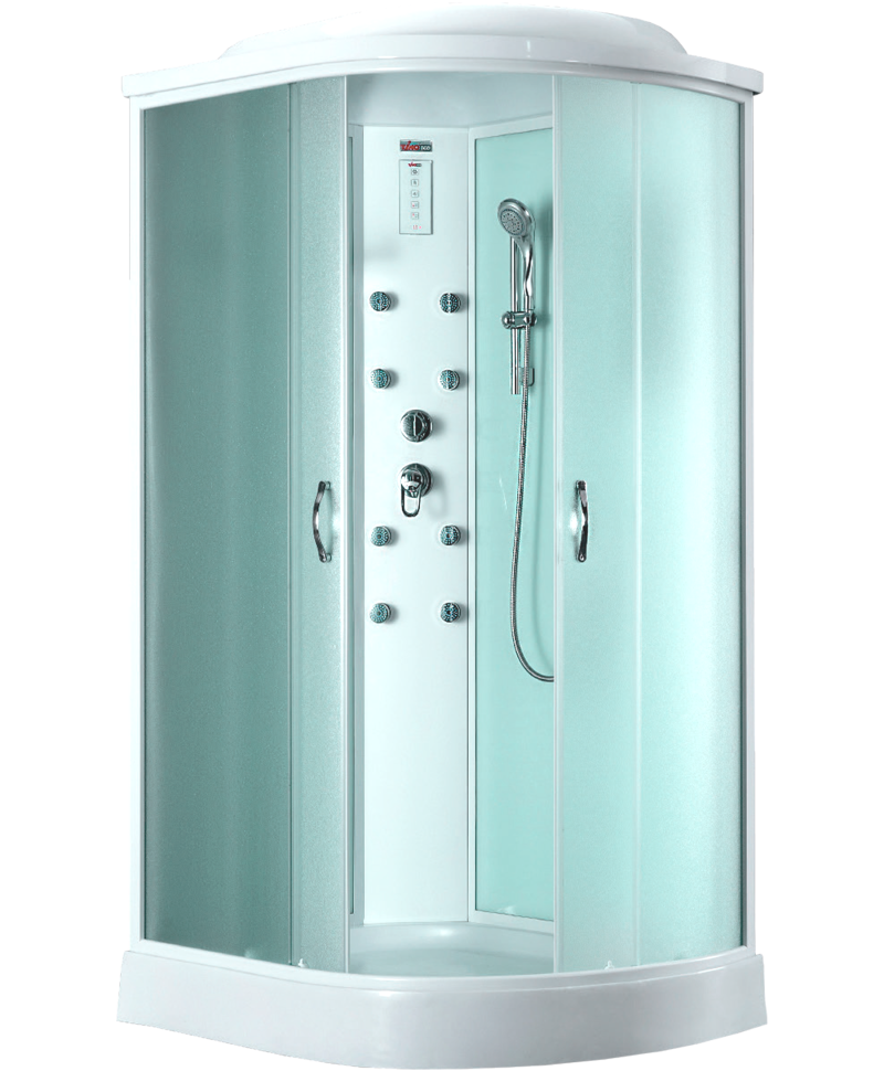 Timo eco ТЕ-0702 L душевая кабина 120*80*218, турецкая баня хамам, стульчик прозрачный