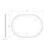 Зеркало Cezares CZR-SPC-GIUBILEO-1100-800-TCH-WARM