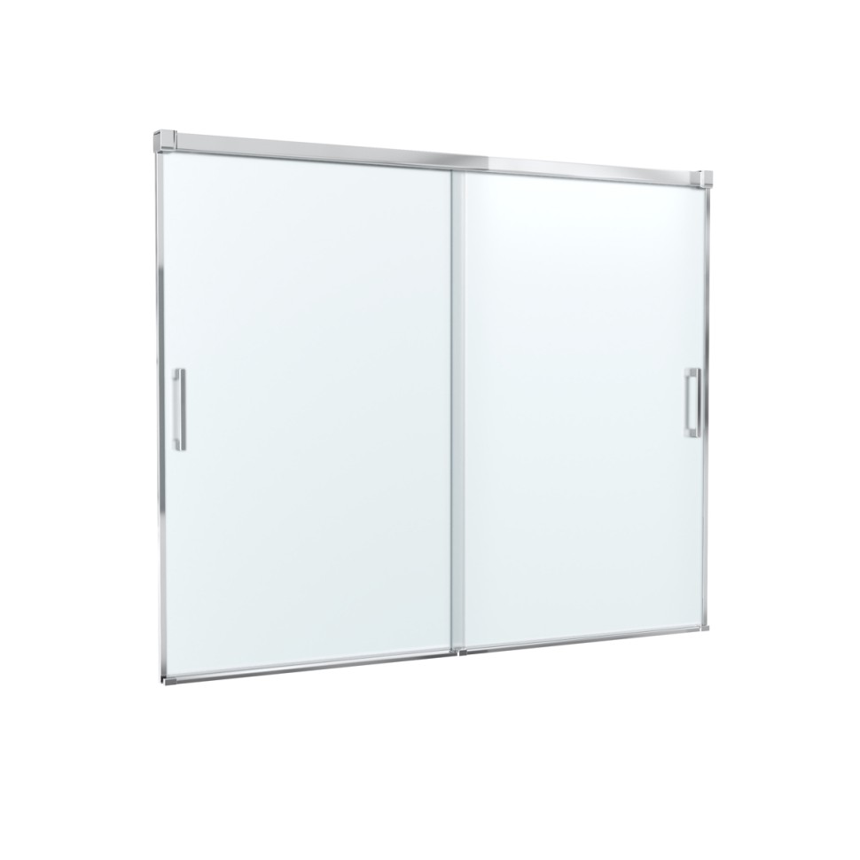 Душевая шторка на ванну CEZARES TANDEM-SOFT-VF-2-180/145-P-Cr