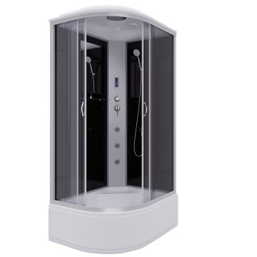 Душевая кабина Niagara Classic NG-2510-14RF (120х80х215) высокий поддон(40см),стекло тонированное,4 места