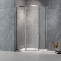 Душевой угол Veconi Rovigo RV-034, 1200х1000х1950 хром, стекло прозрачное