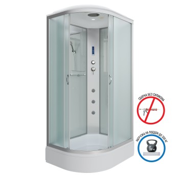 Душевая кабина Niagara Classic NG-33184-14RF (110х80х215) средний поддон(26см),стекло матовое,4 места