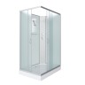 Душевая кабина Niagara Classic NG-43285-14QBK (120х80х200) низкий поддон(13см),стекло матовое,3 места