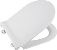 Сиденье GSI SLIM NEW MS86CSNS11, с микролифтом Soft Close, быстросъёмное, цвет Белый глянцевый