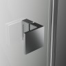 Душевой уголок Пента-Н (Penta-N) VSP-3PN900CLGM-R, 900*900, вороненая сталь, стекло прозрачное правый