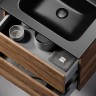 Тумба подвесная SANCOS Urban 790х450х550, c двумя ящиками оснащенными доводчиками, дуб чарльстон , арт. UR80ECH