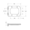 Унитаз-моноблок с сиденьем BelBagno NEON BB8617CPR-MN/SC