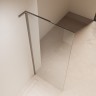 Душевая перегородка Волк-Ин (Walk-In) VLSW-1H100CLGM, 1000*2000, вороненая сталь, стекло прозрачное