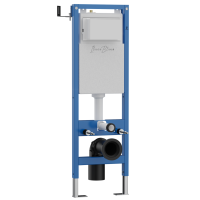 Комплект 3в1 IBERICA BLANCA инсталляция SILENCIO MINI, унитаз BILBAO ALTO белый, кнопка смыва ESTI-Q белый глянцевый (IB.001M.BLA.231.831)