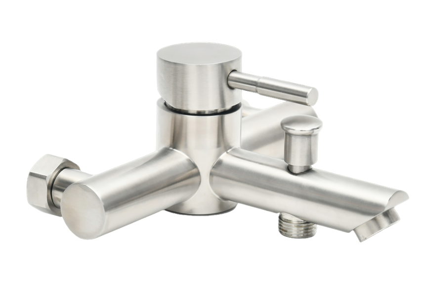 Смеситель для ванны с коротким изливом и гарнитуром OSGARD HART 77323