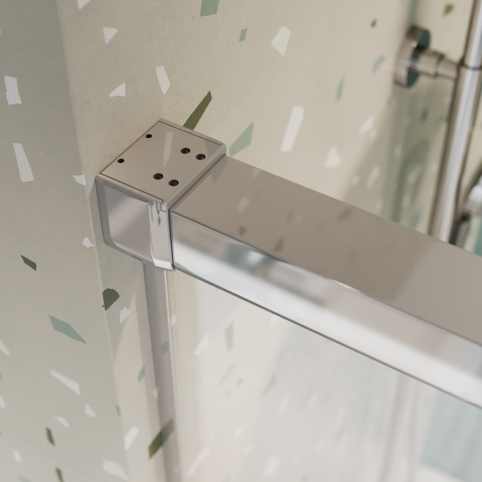 Душевая шторка на ванну CEZARES TANDEM-SOFT-VF-2-190/145-C-Cr-IV