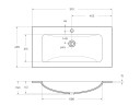 Стеклянная раковина BelBagno BB910/465-LV-VTR-BO