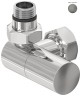 Вентиль 3D левый цилиндр (G 1/2" НР х G 3/4" НГ)