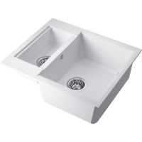 Кухонная мойка Omoikiri Sakaime 60-2-WH Tetogranit/белый