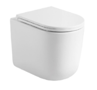 BILBAO NEO Унитаз подвесной белый, безободковый TORNADO, тонкое сиденье дюропласт, soft close IBERI
