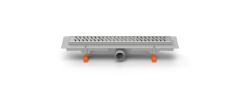 Душевой желоб MILLEAU Level M550LS с комбинированным затвором и решеткой нержавеющая сталь