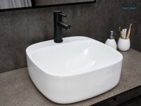 Раковина Gid N9284 51219 накладная белая 42x42x15.5