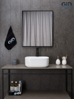 Раковина Gid N9284 51219 накладная белая 42x42x15.5