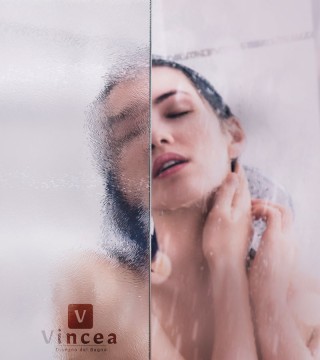 Душевой уголок Интра (Intra) VSR-1I809080CH, 800/900*800, хром, стекло шиншилла