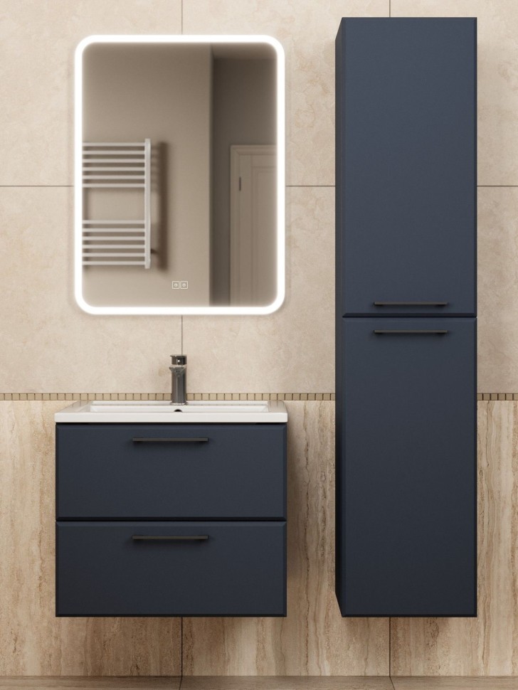 Тумба под раковину для ванной Uperwood Foster New 60 см, подвесная, черная