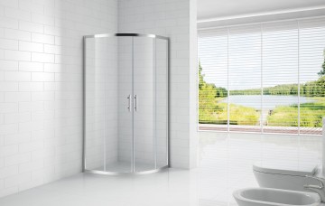 Душевой уголок CEZARES ECO-O-R-2-90-P-Cr