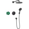 Душевой комплект Hansgrohe Raindance S (27959670) Черный матовый