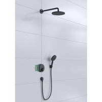 Душевой комплект Hansgrohe Raindance S (27959670) Черный матовый