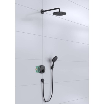 Душевой комплект Hansgrohe Raindance S (27959670) Черный матовый