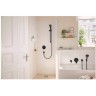 Смеситель для душа Hansgrohe Rebris S (внешняя часть) 72667670 черный матовый