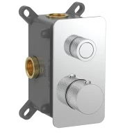 Смеситель с термостатом встраиваемый на 1 потребителя комплект с монтажной частью AQM8810CR