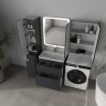 Тумба подвесная STYLE LINE "Атлантика 70", Люкс Плюс графит под раковину Атлантик 70