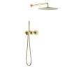 Душевая система встроенная с термостатом Timo Saona SX-2359/17SM золото матовое