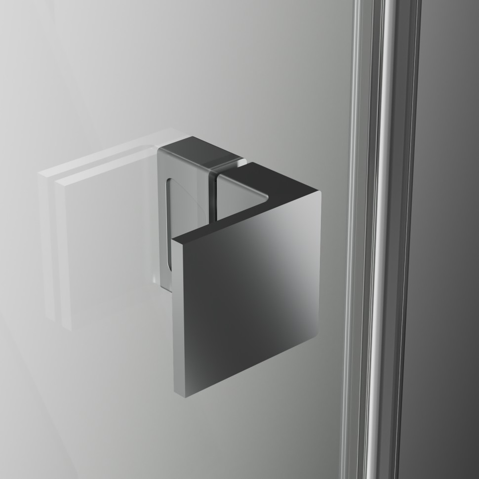 Душевой уголок Пента-Н (Penta-N) VSP-3PN100CLG-R, 1000*1000, брашированное золото, стекло прозрачное правый