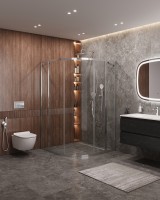 Душевой уголок CEZARES MOLVENO-R-11-100+30-C-Cr-IV