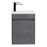 База под раковину подвесная BelBagno PIETRA MINI-400-1A-SO-SCM-R Stucco Cemento