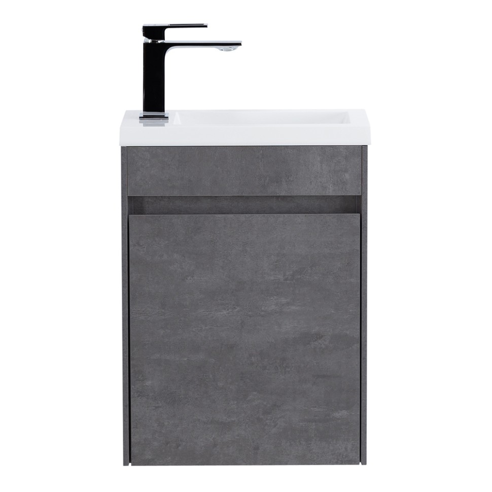 База под раковину подвесная BelBagno PIETRA MINI-400-1A-SO-SCM-R Stucco Cemento